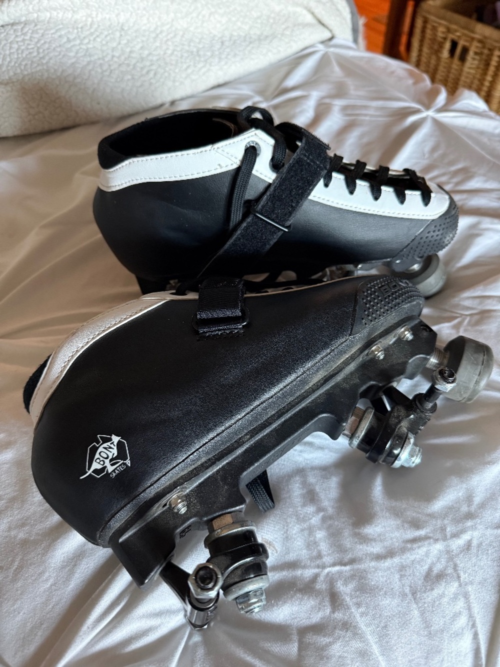 Bont derby skates.  No wheels